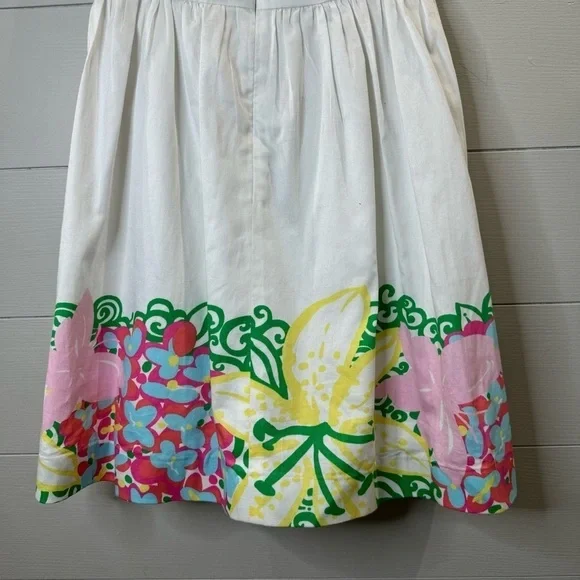 Lily Pulitzer | Strapless Lottie Resort Mariposa Placed Floral Dress Size 0 - Picture 8 of 16